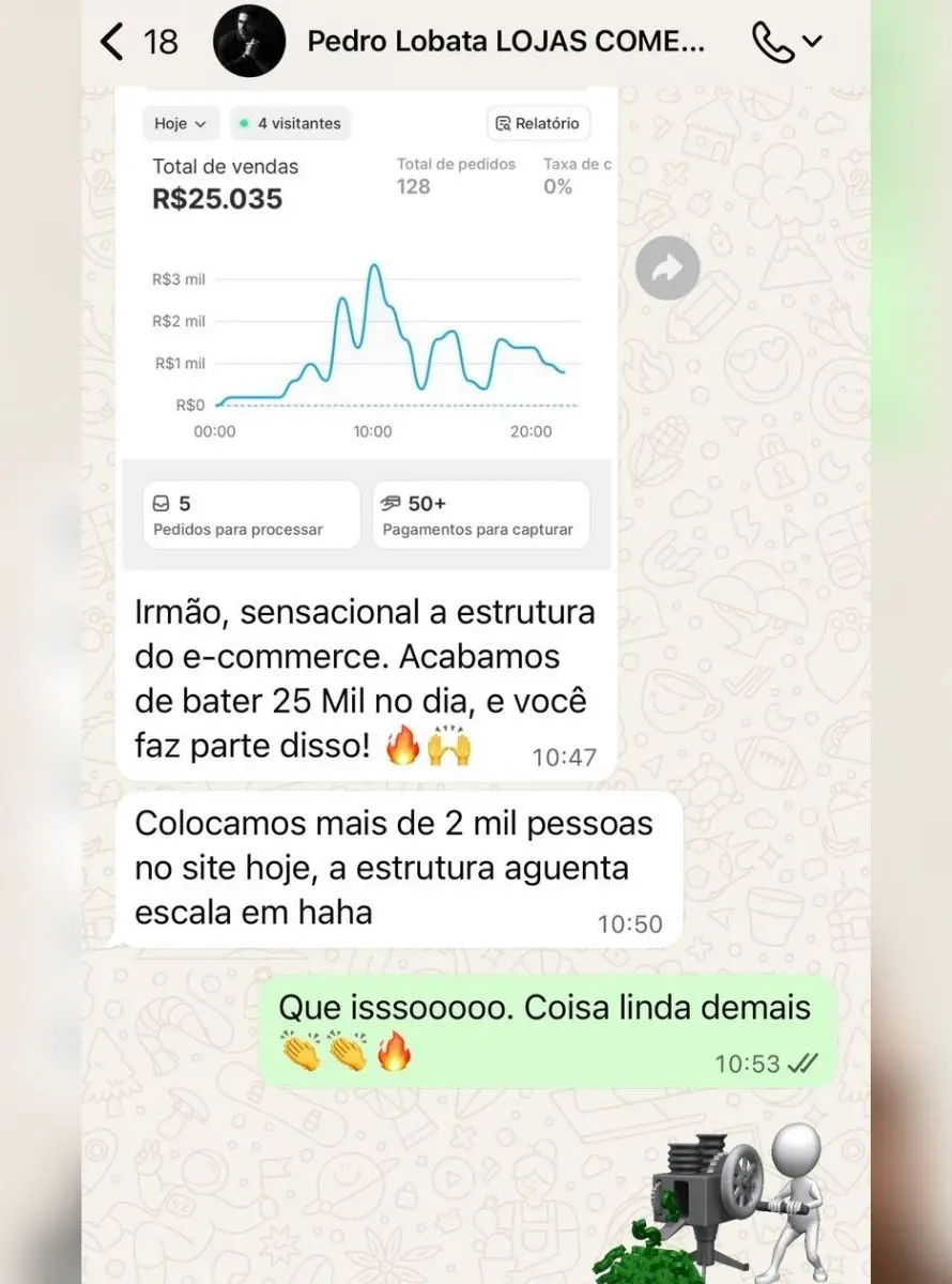 FEEDBACK MUITAS VENDAS
